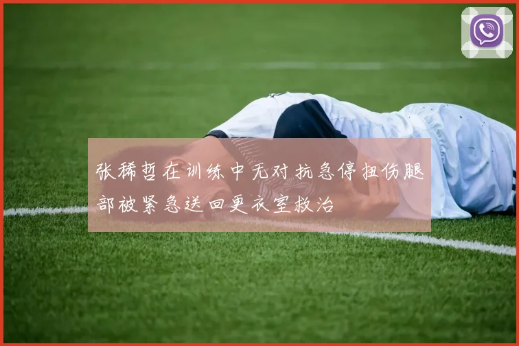 张稀哲在训练中无对抗急停扭伤腿部被紧急送回更衣室救治